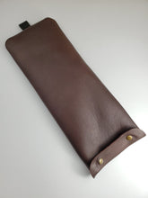 Load image into Gallery viewer, Brown Horween Leather 60-65% Keyboard Sleeve